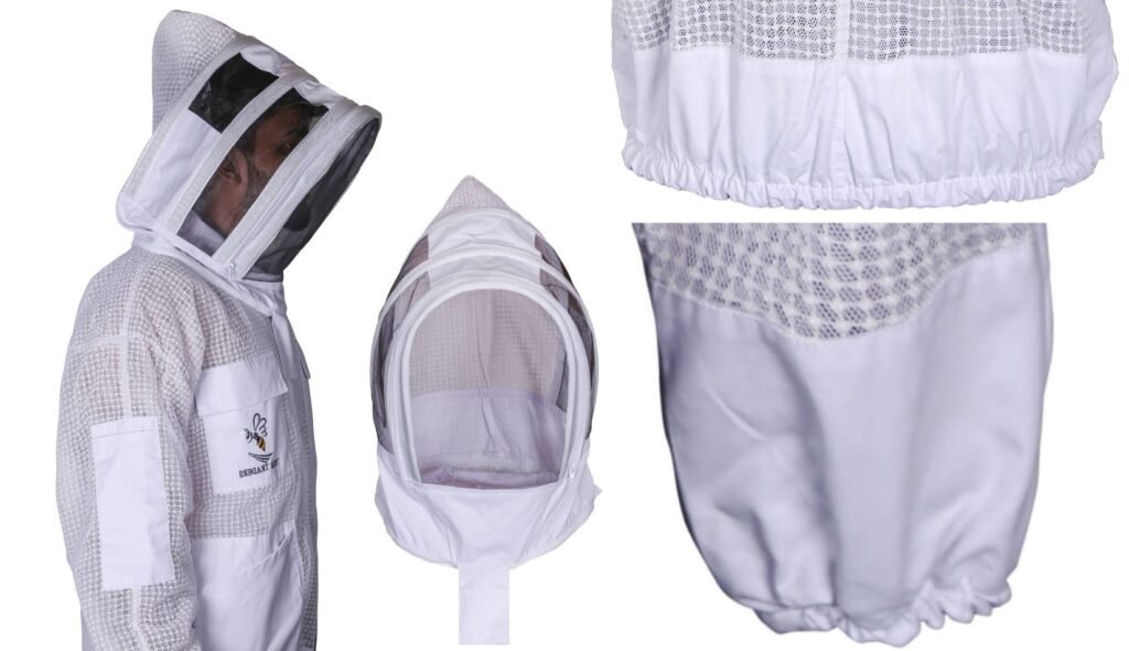 3-Layer Ultra Breeze Ventilated Beekeeping Jacket for Men with Veil - photo 5