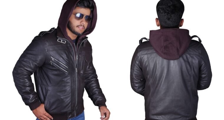 Genuine Light Brown Leather Jacket...