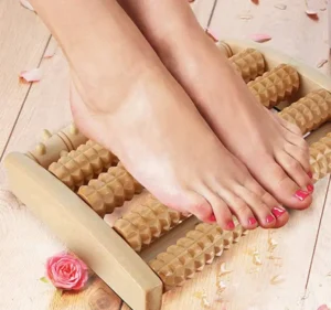 Wooden Foot Massager Roller | Relaxing Foot Massage Roller