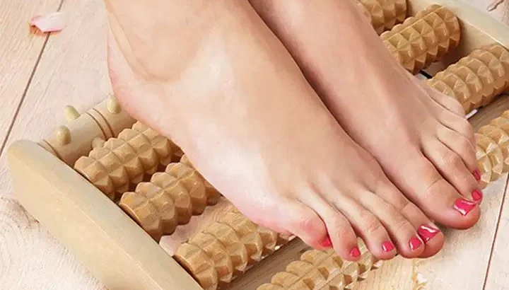 Wooden Foot Massager Roller | Relaxing Foot Massage Roller