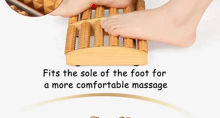 Wooden Foot Massager Roller | Relaxing Foot Massage Roller