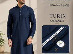 Men’s Unstitched Wash and Wear Plain Suit