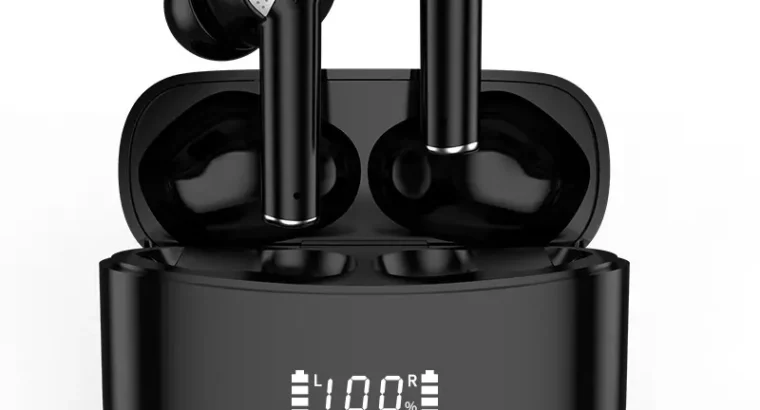 True Wireless Bluetooth Earphones with Digital Display