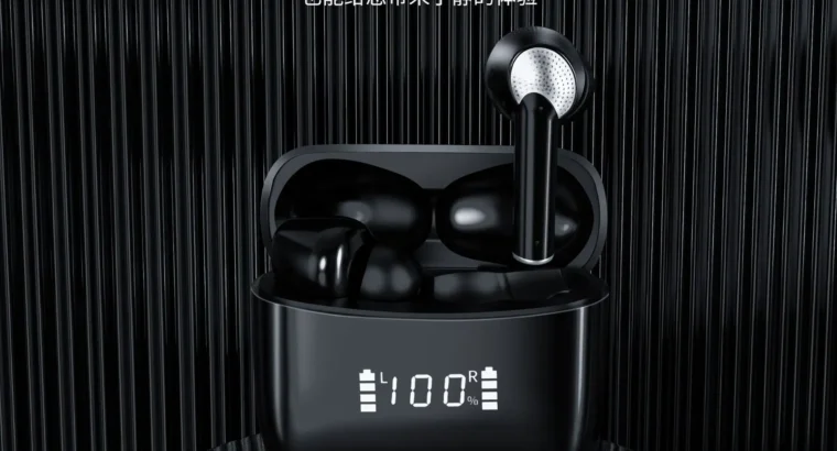 True Wireless Bluetooth Earphones with Digital Display