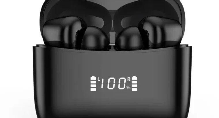 True Wireless Bluetooth Earphones with Digital Display