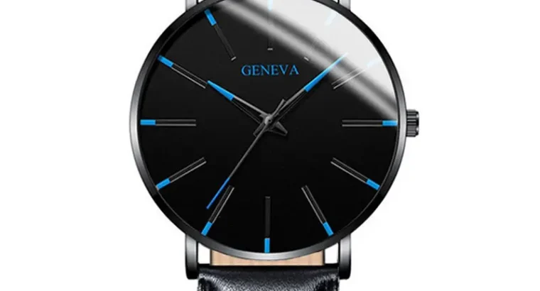 Fashion Blue Needle Men’s Watch Men’s Watch Quartz Watch