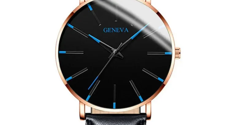 Fashion Blue Needle Men’s Watch Men’s Watch Quartz Watch
