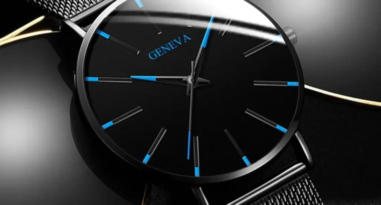 Fashion Blue Needle Men’s Watch Men’s Watch Quartz Watch