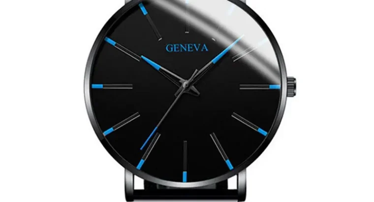 Fashion Blue Needle Men’s Watch Men’s Watch Quartz Watch