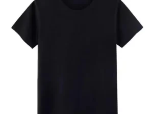 Men’s Black Slim Fit T-Shirt Summer Ultra Thin