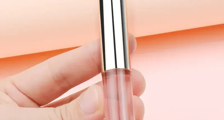 Red Silicone Lip Brush with Halo Design