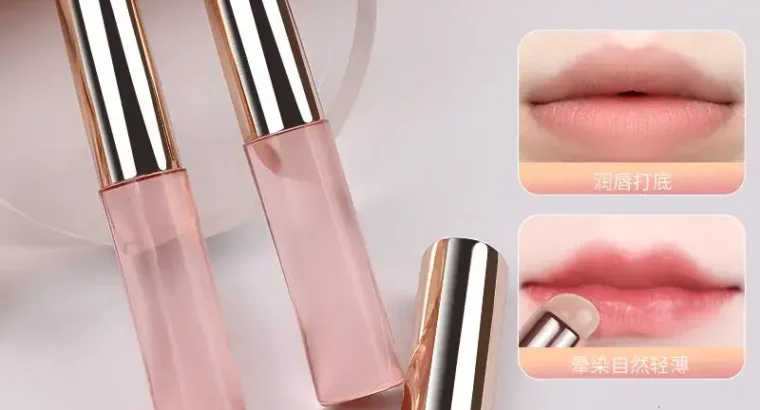 Red Silicone Lip Brush with Halo Design