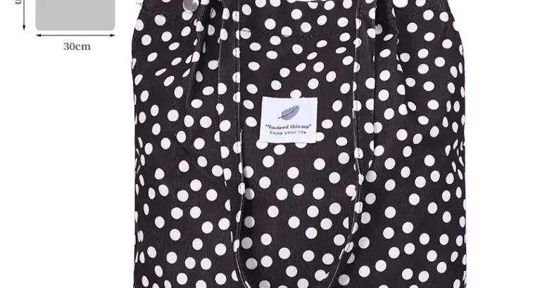 Women’s Double Strap Canvas Travel Bags Brown