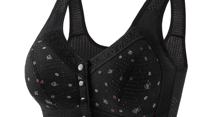 Wireless Cotton V-Shaped Bra for Women Plus Size