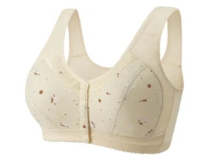 Wireless Cotton V-Shaped Bra for Women Plus Size