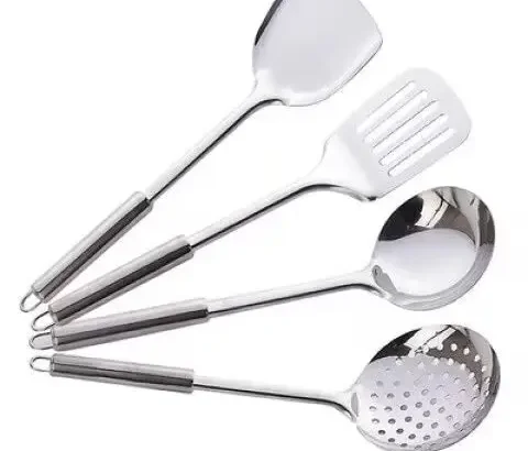 Stainless Steel Colander Spoon Set...