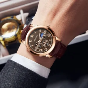 Live Broadcast Popular Business, Watch Men’s Watch Men’s Watch Belt Quartz