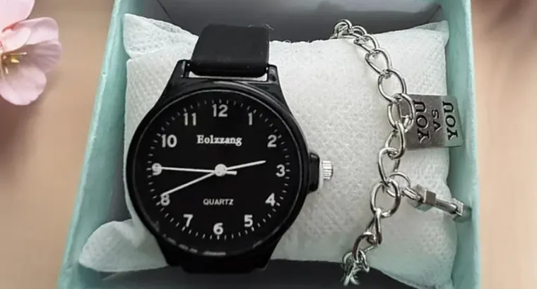 Sweet White Chain Watch for Girls Middle School