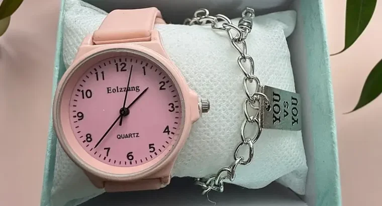 Sweet White Chain Watch for Girls Middle School