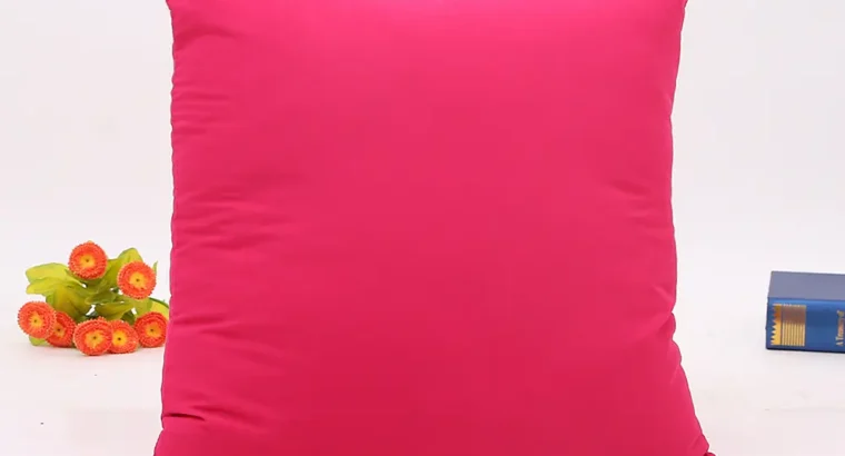 Blue Brushed Modern Living Room Pillowcase