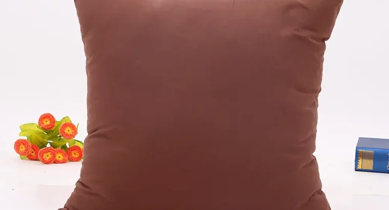 Blue Brushed Modern Living Room Pillowcase