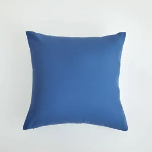 Blue Brushed Modern Living Room Pillowcase