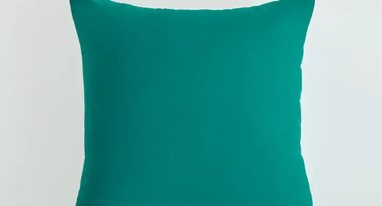 Blue Brushed Modern Living Room Pillowcase
