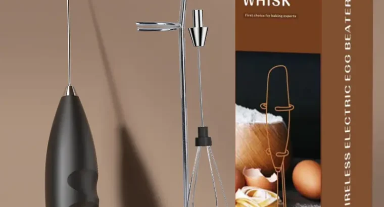 White Electric Milk Frother with Strong Power