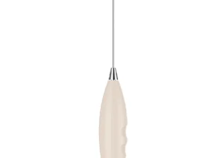 White Electric Milk Frother with Strong Power