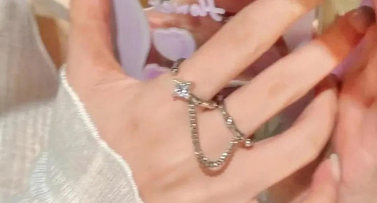 Ins Japanese and Korean Simple Wavy Ring Personalized Ring Niche Design Ele
