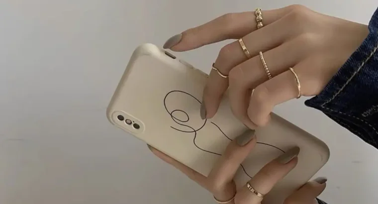 Ins Japanese and Korean Simple Wavy Ring Personalized Ring Niche Design Ele