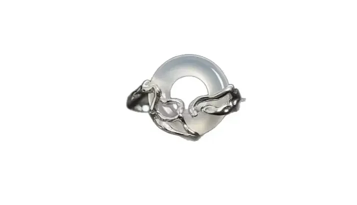 Ins Japanese and Korean Simple Wavy Ring Personalized Ring Niche Design Ele