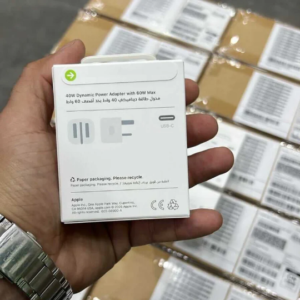 Apple 40W Dynamic Fast Charging Adapter Pakistan 3-Pin (UK Variant) – 60W M