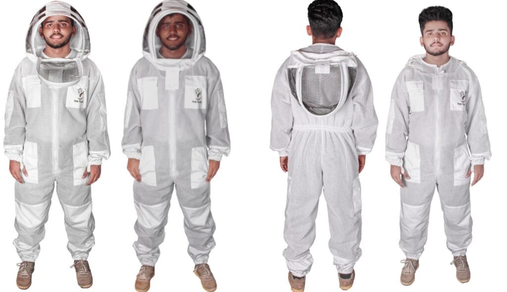 3-Layer Ultra Breeze Ventilated Beekeeping Jacket for Men with Veil - photo 1