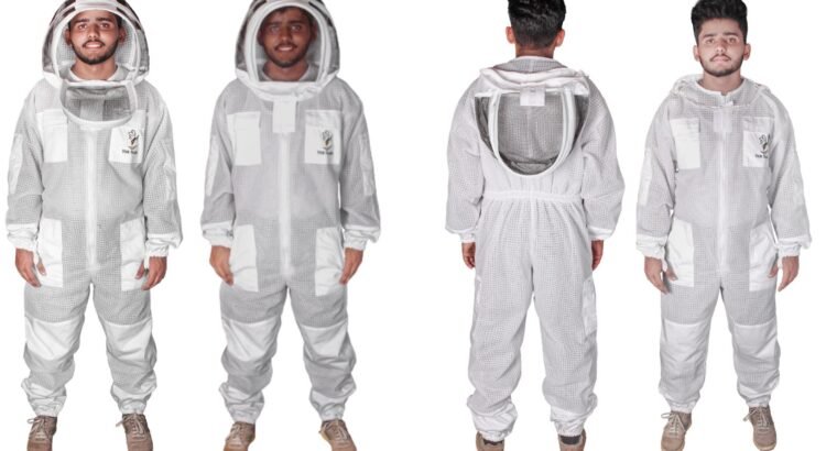 3 Layers Ultra Breeze Ventilated Beekeeping Bee Suit for Men with Veil