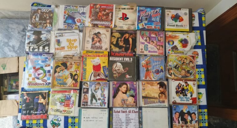 Movie CDs, Software & Games