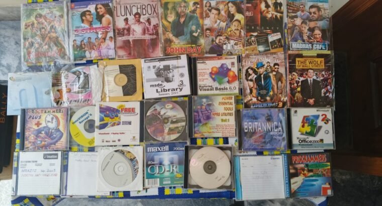 Movie CDs, Software & Games