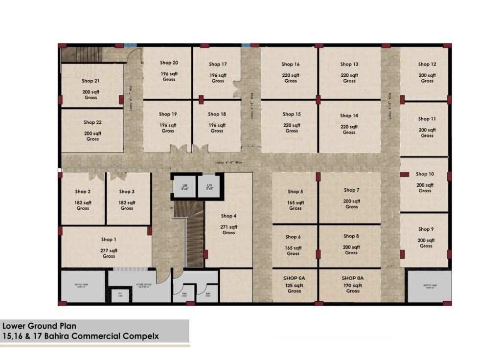 MADINAH HEIGHTS 5 (Basement Shop for Sale) in Bahria Town Lahore - photo 2