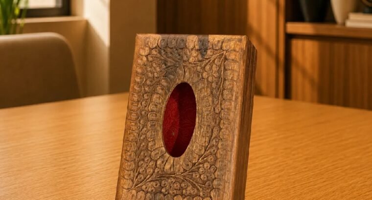 Wooden Tissue Box – Handmade...