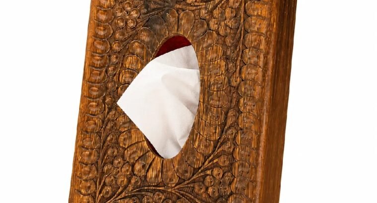Wooden Tissue Box – Handmade Wooden Tissue Holder for Home and Office