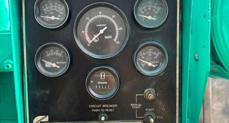 CUMMINS 300 kVA DIESEL GENERATOR FOR SALE – ONLY 24 RUNNING HOURS