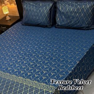 3PC Texture Velvet Bedsheet 😍