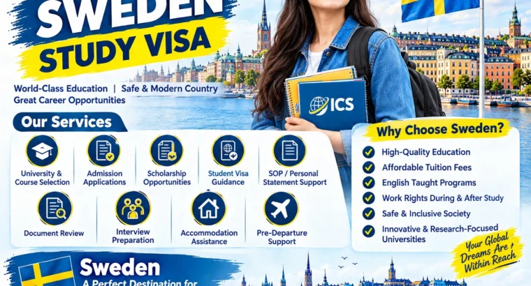 STUDY IN SWEDEN – ICS GLOBAL CONSULTANTS