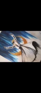 whirling dervish oil painting
