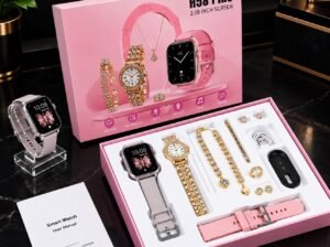 A58 Smart Watch for Women with Luxury Jewelry Set🔥 Best Gift🎁 For Gi