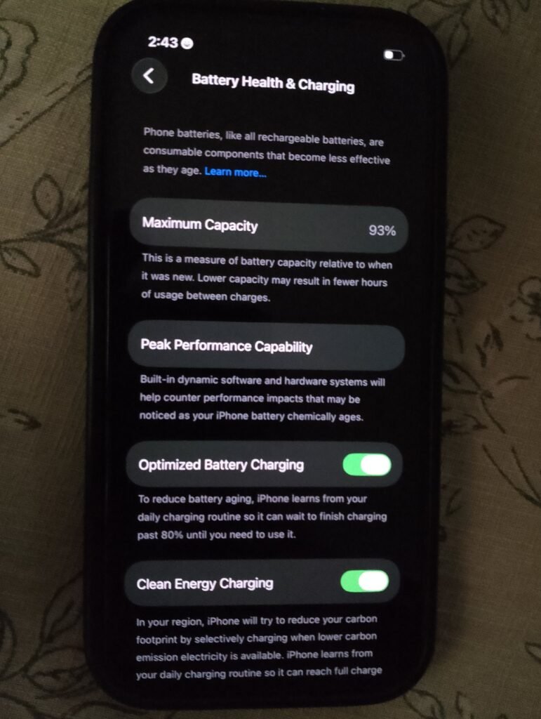 iPhone 14 128GB Blue JV | 93% Battery | Neat Condition - photo 3
