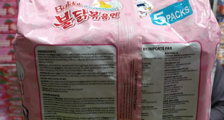 Korea noodles