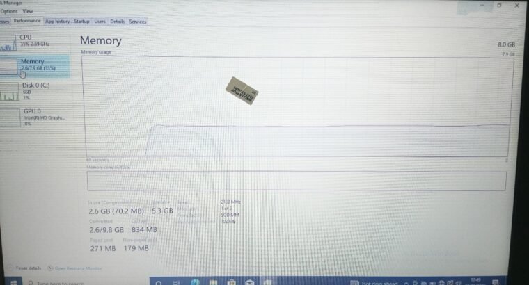 HP PROBOOK Intel i5 6th generation