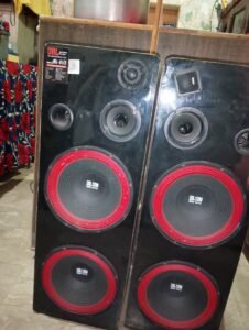12 Inch Speakers + Denon Amplifier