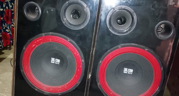 12 Inch Speakers + Denon Amplifier